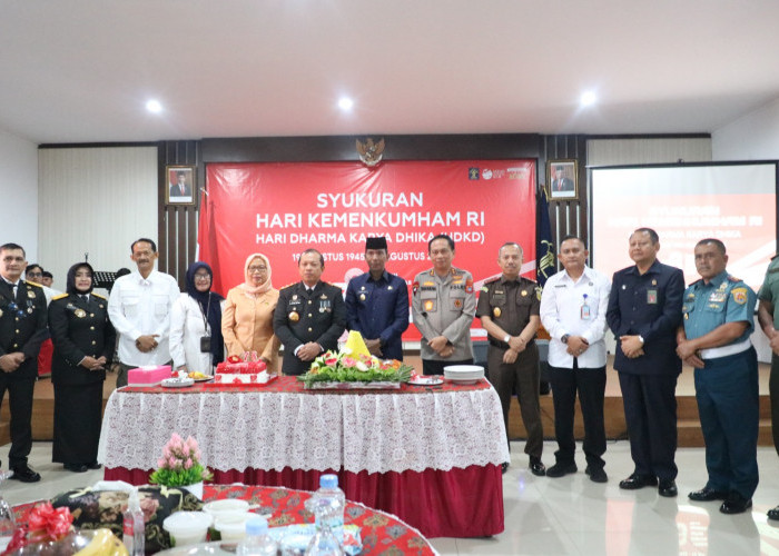 Pj. Gubernur Suganda  Hadiri Syukuran HUT ke-78 Kemenkumham di Babel