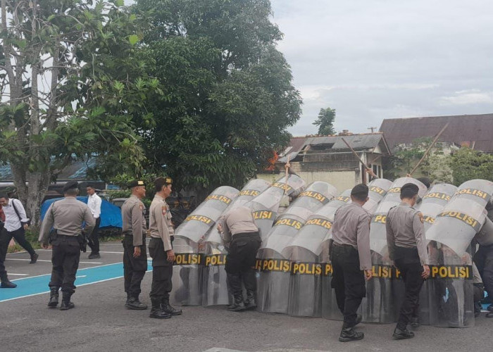 Jelang Pemilu 2024, Polresta Pangkalpinang Gencarkan Pelatihan Dalmas Bagi Personel Samapta