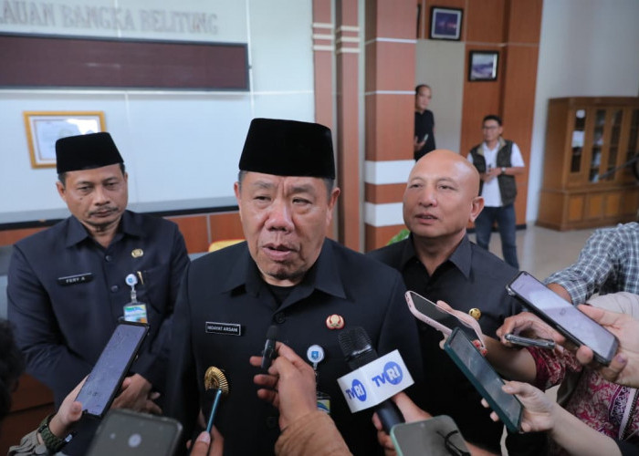Gubernur Hidayat Hadiri Paripurna DPRD Babel 