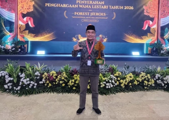 Membanggakan, Fadillah Sabri Raih Penghargaan Wana Lestari Nasional 2026