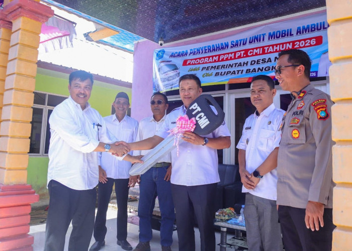 Pemerintah Desa Mapur Terima Bantuan Ambulans dari PT Cinta Mapur Indonesia   