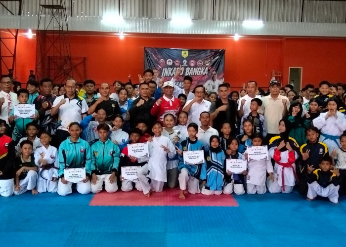 Ratusan Atlet Karate Bertanding di INKADO Bangka Open Season II Championship 2026