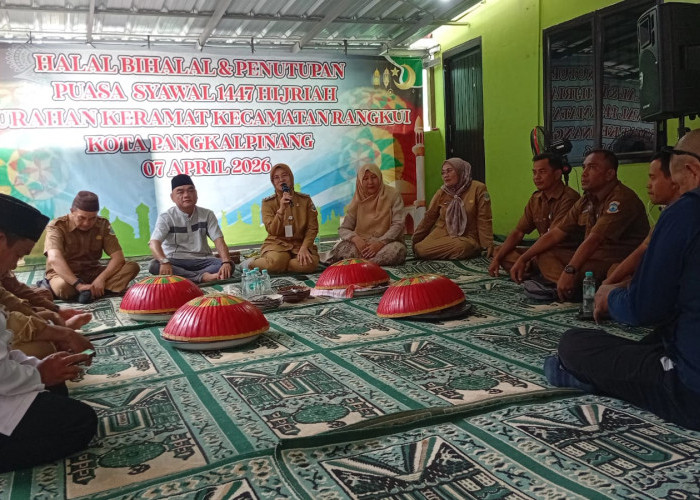 Wakil Wali Kota Halal Bihalal dan Nganggung Bersama Kelurahan Keramat