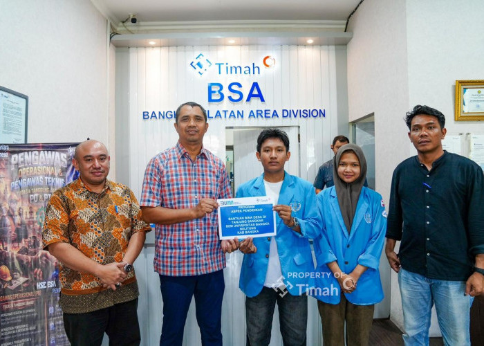 Dukung Pengabdian BEM Mahasiswa Universitas Bangka Belitung, PT Timah Bersinergi dalam Bina Desa di Basel