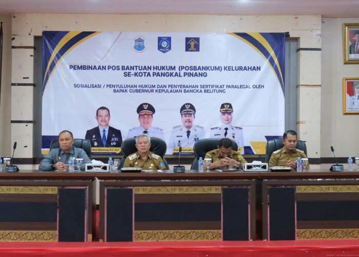 Kanwil Kemenkum Babel Perkuat Peran Posbankum Kelurahan di Pangkal Pinang