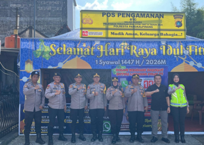 Waka Polresta Pangkalpinang Cek Pospam dan Posyan, Pastikan Kamtibmas Tetap Kondusif Pasca Lebaran