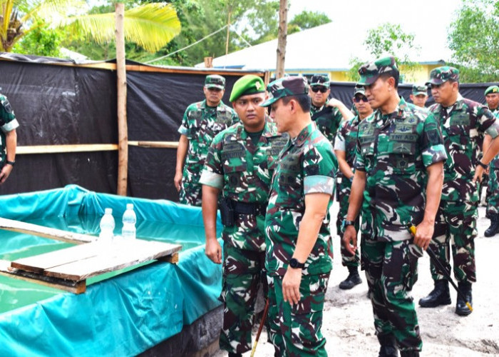 Pangdam II/Sriwijaya Kunjungi Marshalling Area, Persit KCK Laksanakan Bakti Sosial di Bangka Barat