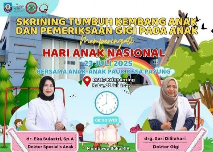 Dokter Spesialis Anak dan Gigi Bakal Kunjungi PAUD Payung