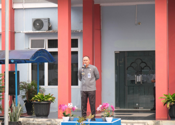 Pimpin Apel Terakhir di Kanwil Kemenkum Babel, Kadiv P3H Rahmat Feri Pontoh Sampaikan Pesan Perpisahan