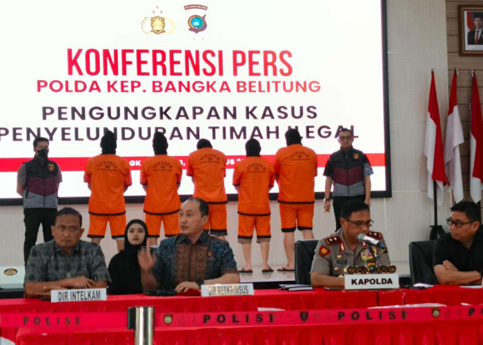 Setengah Bulan, Polda Babel Gagalkan Penyelundupan 90,151 Ton Pasir Timah, Ini Rinciannya