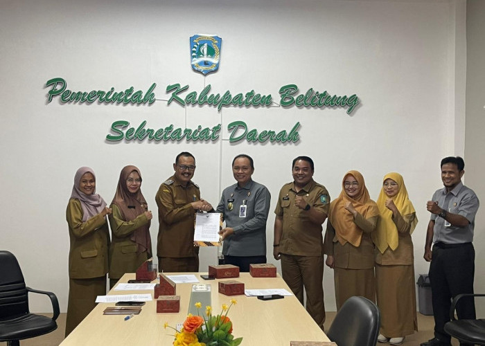 Perkuat Posbankum, IRH, dan JDIH, Kanwil Kemenkum Babel Koordinasi dengan Pemkab Belitung