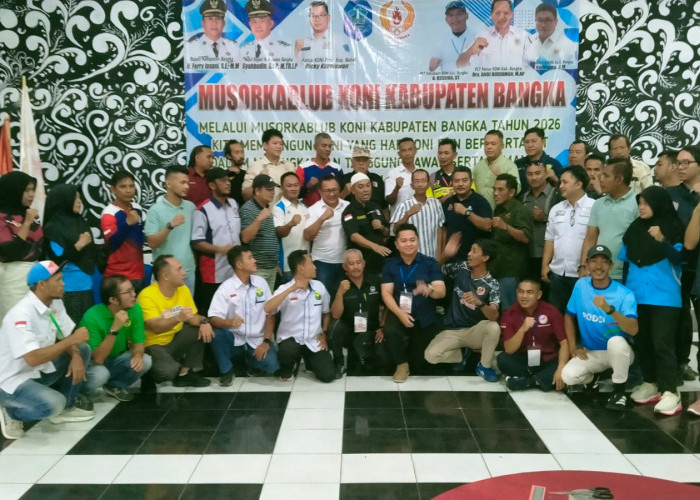 Samsul Maulana Terpilih Ketua KONI Bangka 2026-2030, Fokus Persiapan Porprov