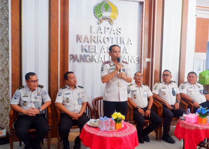 Pisah Sambut Pejabat dan Penyambutan PNS Baru, Kalapas Narkotika Pangkalpinang Perkuat Soliditas Organisasi