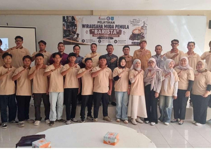 Puluhan Peserta Ikuti Pelatihan Pemula Barista, Dinbudparpora : Tingkatkan Keterampilan Kerja 