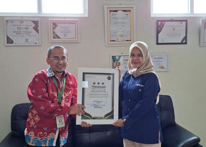 Komitmen Pelayanan Terbaik RSUD Kriopanting, BPJS Berikan Penghargaan 