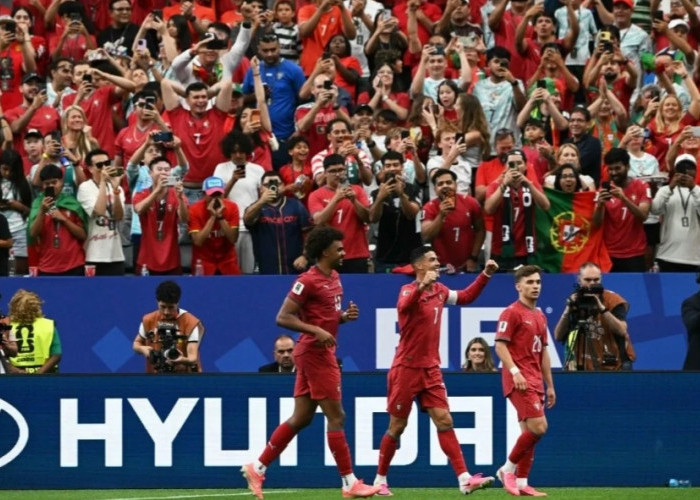 Portugal Hancurkan Uzbekistan 5-0, Ronaldo Pemain Pertama Cetak Gol Dalam 6 Piala Dunia