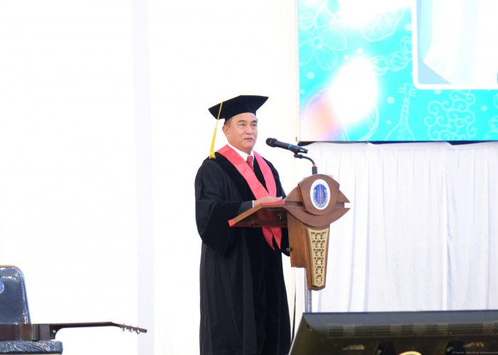 Kanwil Kemenkum Babel Hadiri Orasi Ilmiah Menko Kumham Imipas pada Wisuda XXXVII Universitas Bangka Belitung