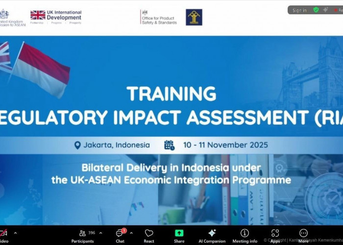 Kanwil Kemenkum Babel Ikuti Training Regulatory Impact Assessment untuk Perkuat Kualitas Regulasi Nasional