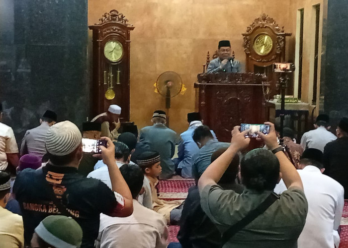 Safari Ramadan di Masjid Permuthi Melintang, Ini Pesan PJ Wako Unu