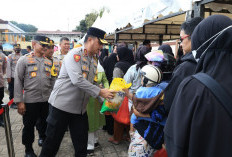 Polda Babel Gelar Gerakan Pasar Murah Di Bhaypark, Pastikan Stok Dan Harga Stabil