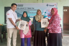 PT Timah Tbk Hadirkan Pelayanan Kesehatan Gratis dan Berikan Makanan Tambahan Bagi Masyarakat di Karimun
