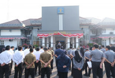 Kanwil Kemenkum Babel Gelar Apel Pagi dan Tekankan Pelayanan Prima di Tengah Rehabilitasi Kantor
