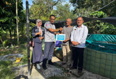 PT TIMAH Tbk Sediakan Sistem Biofloc dan Bibit Ikan untuk Dukung Pengembangan Budidaya Perikanan di Desa Gemur