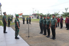 Satu Perwira dan Enam Bintara TNI di Makodim 0432/Basel Naik Pangkat, Ini Pesan Dandim 