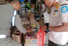 Satpol PP Bangka Sita Puluhan Bungkus Rokok Ilegal di Belinyu