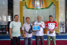 Melalui Program TJSL, PT TIMAH Dukung Pembangunan Masjid di Bangka Tengah