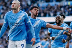 Menang 2-1, Manchester City Pepet Arsenal di Puncak