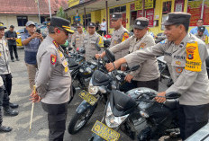 Kapolresta Pangkalpinang Cek Kesiapan Personel dan Kendaraan Dinas di Polsek Taman Sari