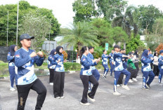 Kanwil Kemenkum Babel Gelar Senam Pagi Bersama, Wujudkan Pegawai Sehat, Bugar, dan Produktif