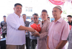 Gubernur Babel Hidayat Arsani Buka Pasar Murah dan Bagikan Sembako 