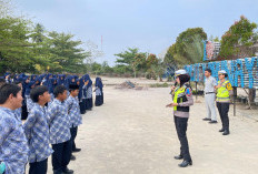 Sasar Pelajar SMP IT Yabunaya, Sat Lantas Polres Bangka Tekankan Disiplin Berlalu Lintas Sejak Dini