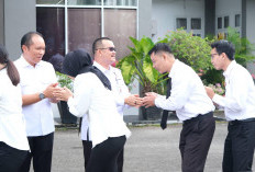 Sambut Ramadhan, Kakanwil Kemenkum Babel Pimpin Apel Pagi dan Halal Bihalal menjelang Ramadhan