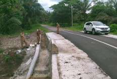 Bangka Selesaikan Perbaikan Jalan Silip - Gunung Muda di Belinyu, Gunakan DBH Sawit