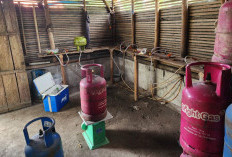 Gudang Pengoplos Gas LPG Subsidi di Bangka Digerebek Polda