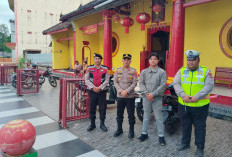 Ibadah Perayaan Imlek 2577, Personel Polres Basel Lakukan Pengamanan 