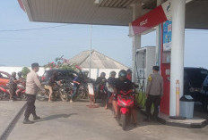 Polsek Gerunggang Pantau SPBU Kampak, Warga Diimbau Tak Panic Buying BBM