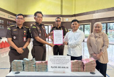 Herman Fu Kembalikan Uang Kerugian Negara Rp 500 Juta ke Kejari Bateng