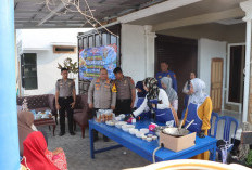 Tingkatkan Kecakapan Warga, Polres Bangka Gelar Pelatihan Olah Abon Ikan bagi Ibu-Ibu 