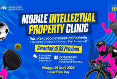 Peringati Hari KI Sedunia, DJKI Gelar Layanan di Car Free Day Serentak 33 Provinsi