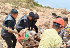 Tim Gabungan Bangka Barat Tertibkan Tambang Ilegal Timah di Merabok