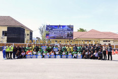Polda Babel dan Honda Babel Gelar Perlombaan dan Edukasi Safety Riding Bersama Ojol