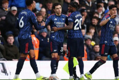 Pesta 4 Gol di Kandang Leeds, Arsenal Unggul 7 Poin dari City dan Villa