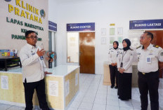 Inspektur Wilayah I Cek Belanja Makanan hingga Dapur Beberseh Lapas Narkotika Pangkalpinang
