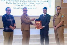 Fahziyandi Dilantik Jadi Direktur Perumda Agro Lestari Mandiri Bangka Periode 2025-2030