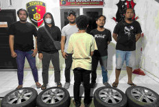 Polresta Pangkalpinang Tangkap Pelaku Pencurian Velg Mobil, Diduga Terkait Hutang Gadai
