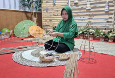 Semangat Berkarya dari Lidi Nipah, Ella Suherman Angkat Potensi Lokal Belitung